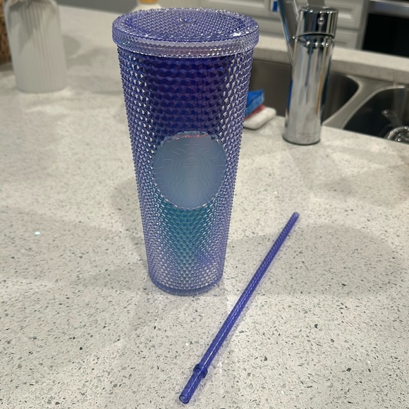 Starbucks Other - 24oz blue and purple studded Starbucks tumbler.